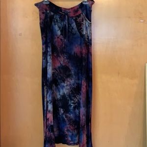 Funky tie dye skirt